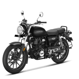 H'ness CB350 DLX black side view