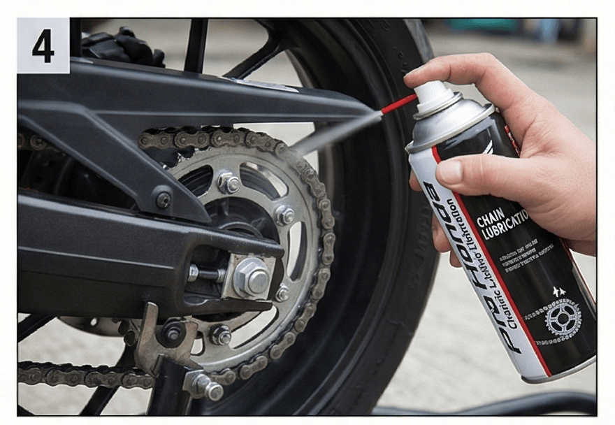 step 1 of chain care